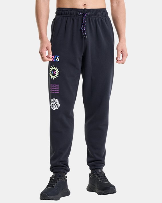 Men's UA Elevated Terry Joggers in Black image number 0